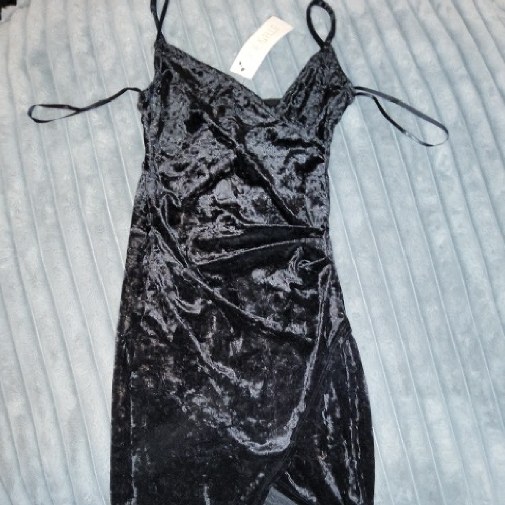 Joe & Elle Black Velvet Dress